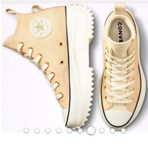 Hi tops gift 🎁 someone.  leather sneakers.  Genuine Converse. Unisex